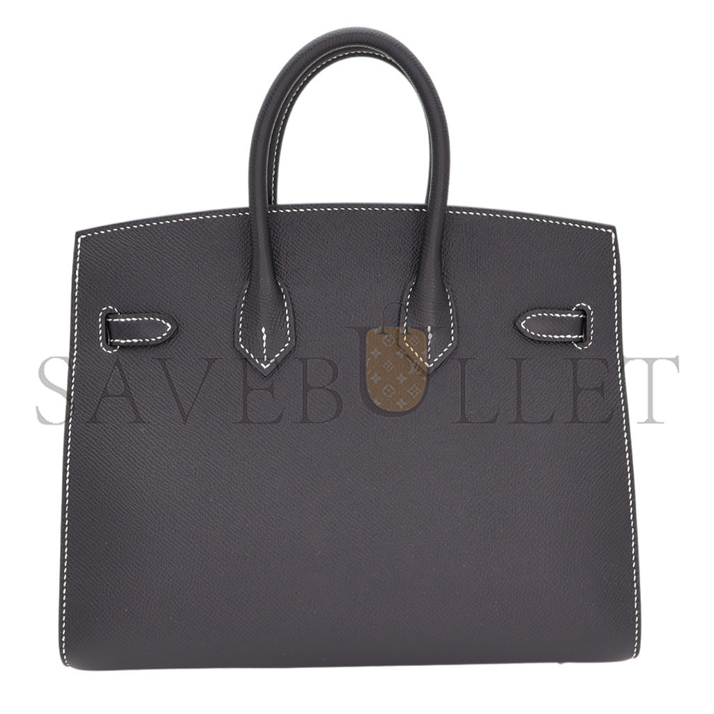 HERMES BIRKIN 30 EPSOM LEATHER BLACK GOLD BUCKLE HIGH END CUSTOM BAG H028369CK89 (30*23*15cm)